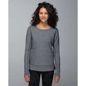 Lululemon Exhalation II Heathered Pullover Size 10